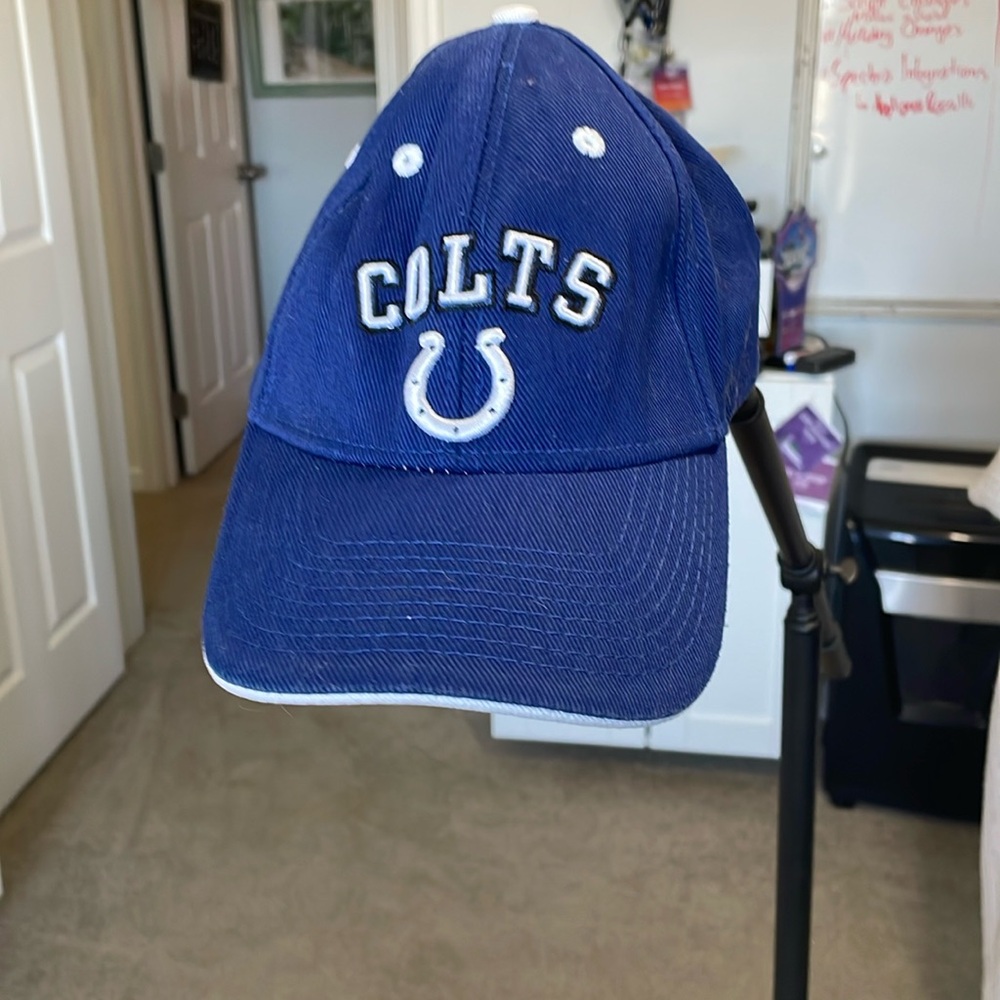 Colts blue and white NFL offical hat
